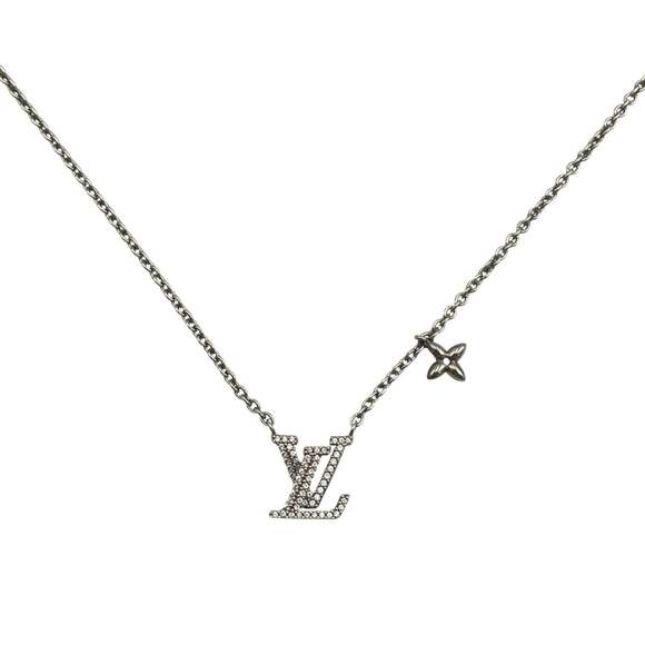 LOUIS VUITTON Silver Necklace